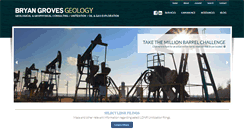 Desktop Screenshot of bryangrovesgeology.com